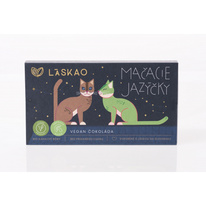 VEGAN kočičí jazýčky s limetkovou příchutí 80 g Laskao